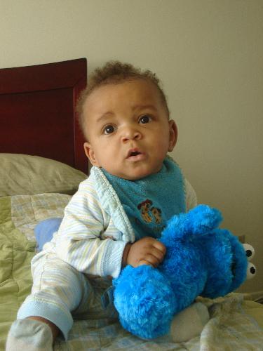 Baby D - Denzel with Cookie Monster