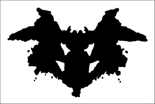 Rorshach Inkblot - This is yet another of Rorschach's famous inkblots. What do you see?