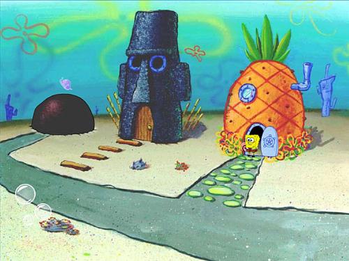 spongebob at home - spongebob at home,petrik at home and Squidward's at home