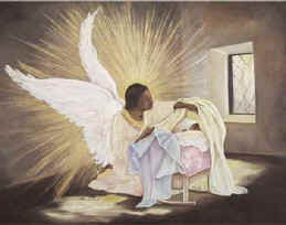 Angel taking young infant  - This picture comforts me at the thought of young babies dying