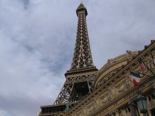 The Vegas Version of the Eiffle Tower - Almost as impressive as the Italian version of the Eiffle Tower. It was a fantastic site, especially during the night. This photo was taken December 2006.