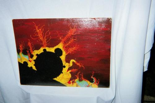more art - this piece is called; 'inner energy'  done in acrylic paints