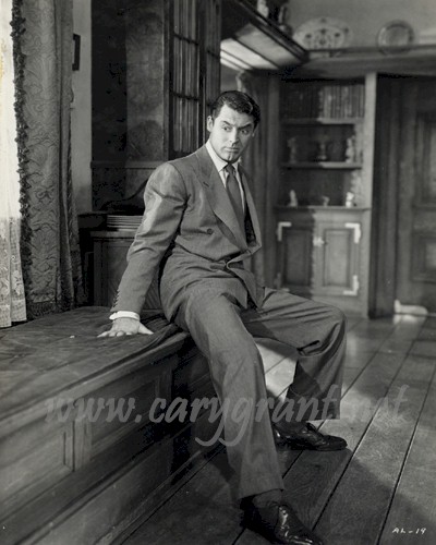 Cary Grant - This depicts Cary Grant in the scene from Arsenic and Old LAce where he finds the body in the window seat. 