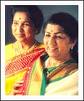 lata mangeshkar n asha bhonsle - lata n asha ji......... wat a charismatic combination