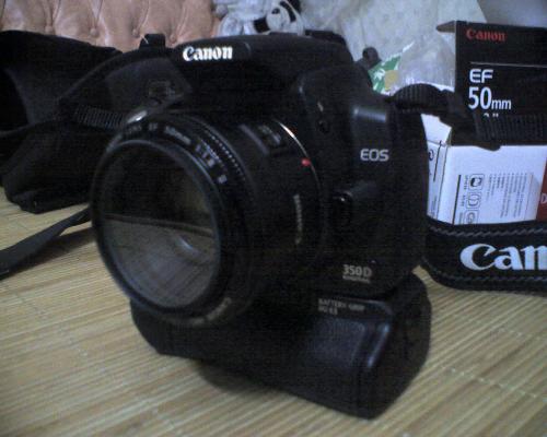 my DSLR - this is canon 350D