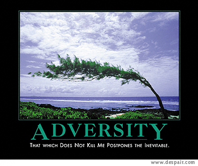 Adversity - Adversity at work.