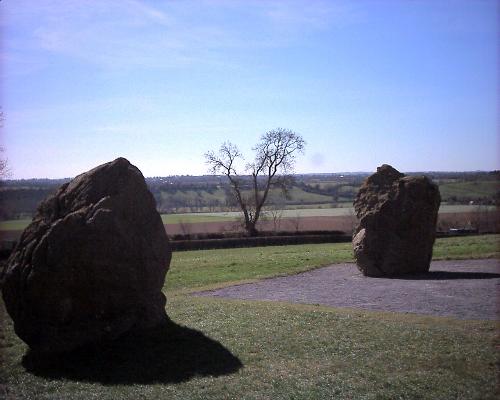 Visitor Center Newgrange - Stone age culture on display at Newgrange.