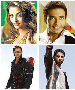 Dhoom:2 - Another shot of the stars of Dhoom:2