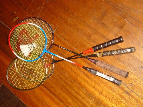 rackets - ready to play badminton