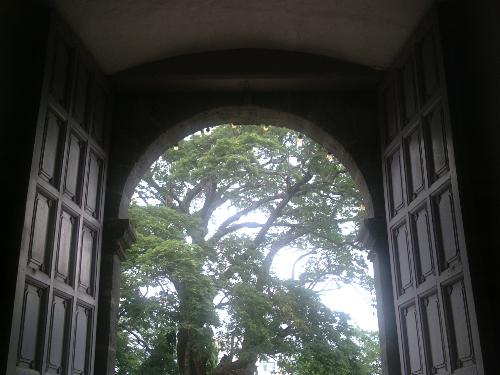 Tanay Churchdoor - An old church's entrance in Tanay, Rizal, Philippines.