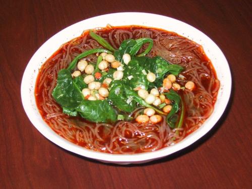 spicy food dish - spicy food, dish , hot dish of noodles