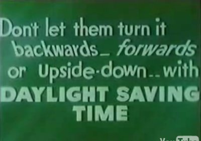 50'S - DAYLIGHT SAVINGS COMMERCIAL TV AD