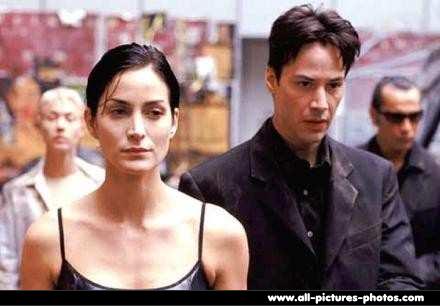 neo and trinity - a still from matrix