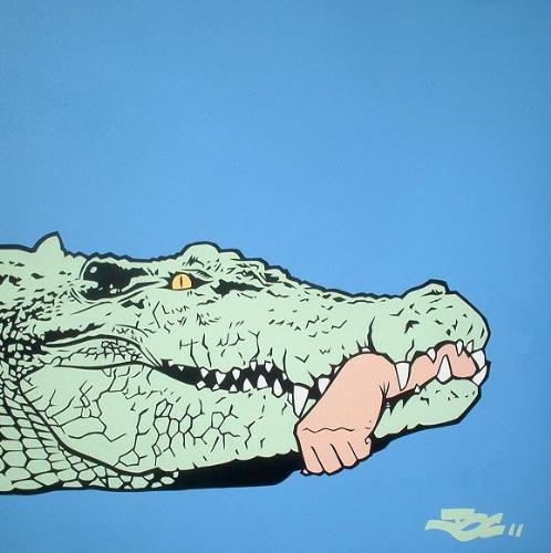 Croc - by mondo john of Deviant Art crocodile