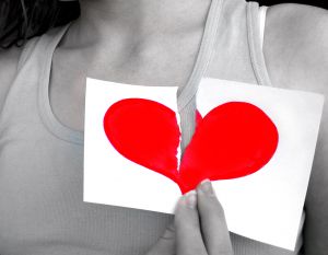 broken heart - many people experience the feeling of being a broken hearted one!