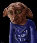 dobby the elf - dobby was an elf and worked for the malfoy family. he was freed by harry potter in his secind year ever since dobby has worked in the kitchens of hogwarts and has always been a help to harry potter