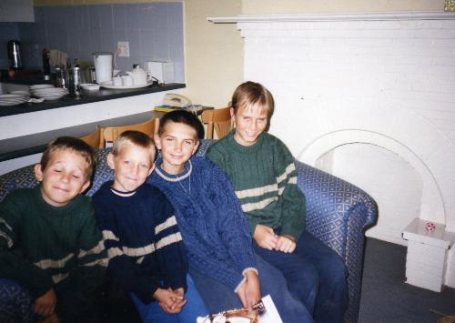 South Africa - My brothers and I,10 years ago in South Africa.