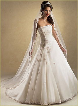 bridal gown - i want this bridal gown. it's simple and elegant!