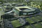 Wimbledon - tennis championship - This is an air view of the place where Wimbledon teniss championship is held.