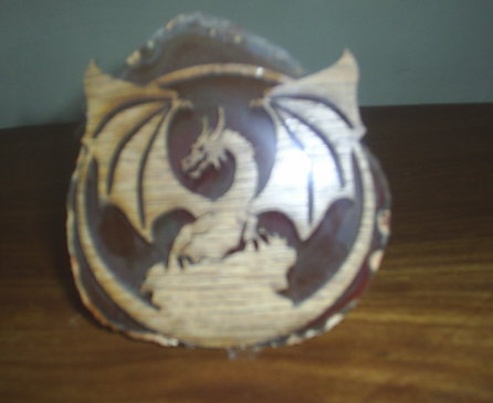 A ceramic dragon - A Chinese Dragon incense holder.