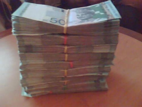 50K Ringgit in Malaysia - This is a photo I get from friend that he said he win Jackport in the casino at Genting