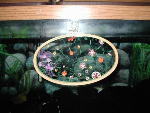 Quilled Window Decoration - Quilled decoration for windows.