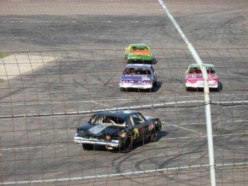 Figure 8 Race - Taken at Elko Speedway in Elko Minnesota USA 4-21-07.  This was a special event called Eve of Destruction.