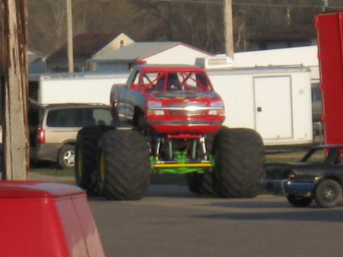 Monster Trucks - Taken at Elko Speedway in Elko Minnesota USA 4-21-07.  This was a special event called Eve of Destruction. The Destroyer at this event.