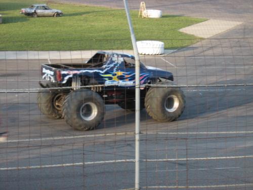 Monster Trucks - Taken at Elko Speedway in Elko Minnesota USA 4-21-07.  This was a special event called Eve of Destruction. This is the Monster Truck Rolling Thunder.