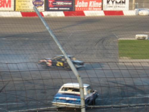 More Figure 8 Action - Taken at Elko Speedway in Elko Minnesota USA 4-21-07.  This was a special event called Eve of Destruction.