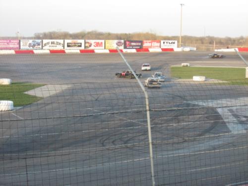More Figure 8 Action - Taken at Elko Speedway in Elko Minnesota USA 4-21-07.  This was a special event called Eve of Destruction.