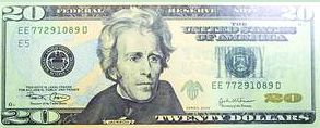 $20 bill - It's a $20 bill