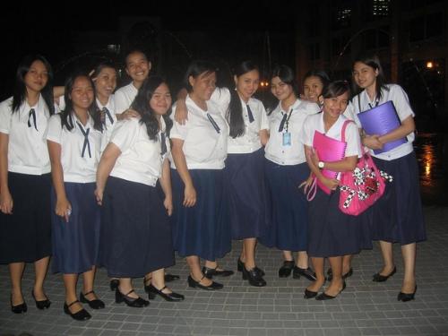 my classmates! - our school uniform and our bonding he he!