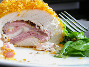 Chicken Cordon Bleu  - A yummy pic of chicken cordon bleu