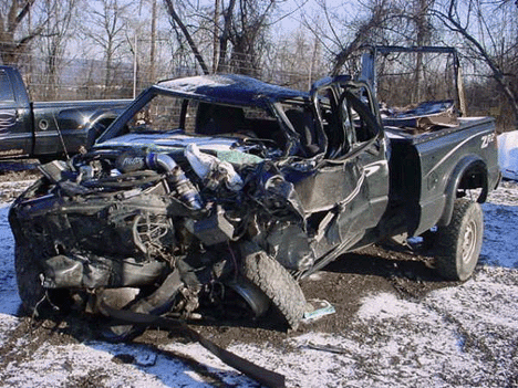 car -  a bad accident