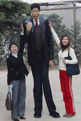 tall man - who say size doesnt matter??