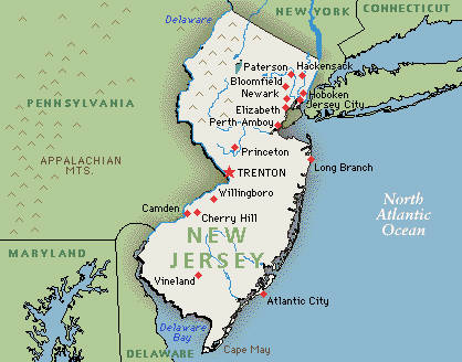 New Jersey - New Jersey State Map