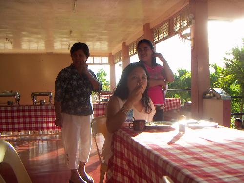 dining area - dining area of the retreat house in Bohol