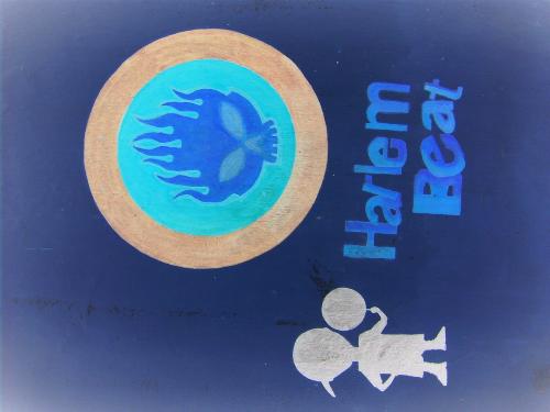 Fav comic - the paint in my room, i make it a few years ago. inspirated by harlem beat comic and The offspring Logo