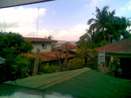 from the window - so this is the view from the second floor of our house. i took this photo from my window and zooming in, of course you can only see the roofs of the houses. ^__^;; but actually, a part of Mount Makiling can be seen in this picture. its a very famous mountain here in our town because of the legend about Maria makiling (mary makiling) who gives gifts to nice people but punish them when they abuse the mountain.