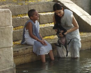 water - this is the famous picture of merra nair