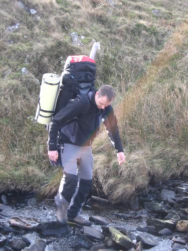 Hiking - Hiking along the gully