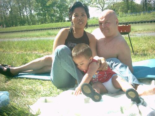 Happy Family - picnic and barbecuing, outdoor activity we usually do