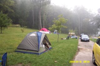 Mohican State Park - Our Campsite