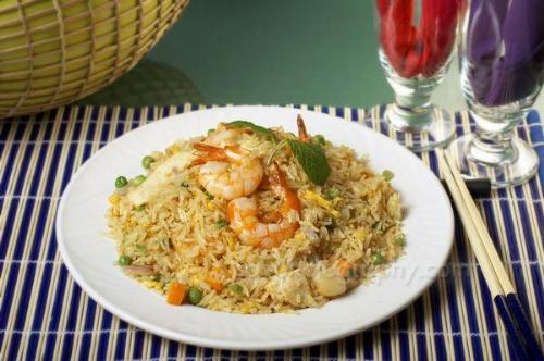 rice - One of Mlayasian dish called Nasi Goreng.