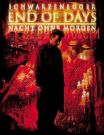 end of days star arnold schwarzenneger -  end of days star arnold schwarzenneger tells about a girl name christine york played by robin tunney chase by the devil played by gabriel byrne they open a key to the new millenium strike at midnight december 31, 1999 to reborn the antichrist.