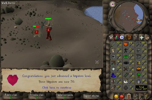 A Small achievement - I know it is not a great hitpoints level, but still a great one for me=D