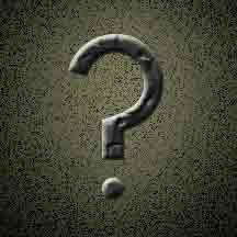 question mark - questions about...