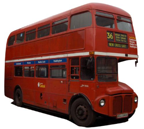 Double decker bus! - a double decker bus