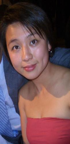 Edith in a Wedding - My cousin was getting married in San Francisco. This is a picture of me at the party.